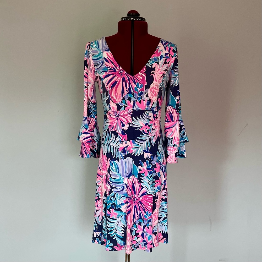 Lily Pulitzer flare sleeve dress